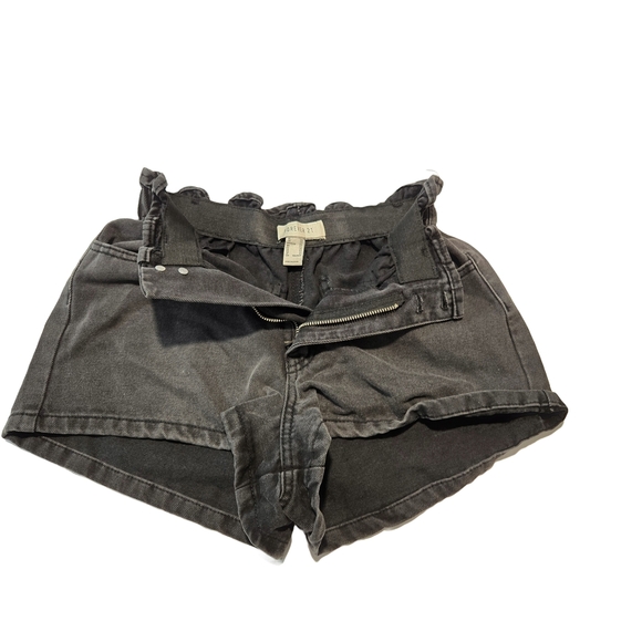 Forever 21 Charcoal Denim Shorts (New) - Picture 4 of 5